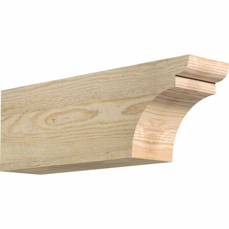 Ekena Millwork Yorktown Rough Sawn Rafter Tail, Douglas Fir, 4"W x 6"H x 18"L RFT04X06X18YOR00RDF